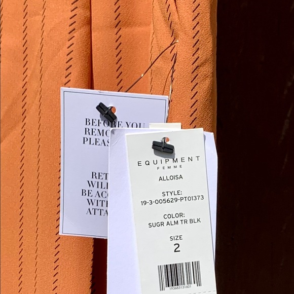 NWT - EQUIPMENT “ALLOISA” WOOL-BLEND TROUSER - Picture 5 of 8